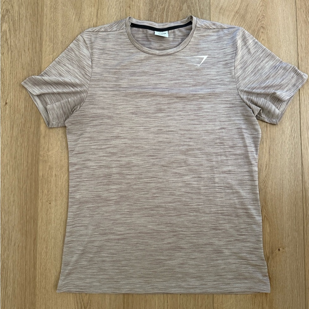 Gymshark Beige Short Sleeve Tee